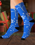 Star of David Floral Socks - Shop Israel