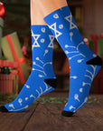 Star of David Floral Socks - Shop Israel