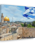 Temple Mount wall art canvas - premium Israel decor from Shop Israel, perfect for online shopping in Israel.