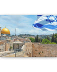 Temple Mount premium canvas print - Israel merchandise featuring Jerusalem's iconic site, available at Israel stores online.