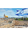 Temple Mount premium canvas print - Israel merchandise featuring Jerusalem's iconic site, available at Israel stores online.