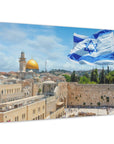 Temple Mount wall art canvas - premium Israel decor from Shop Israel, perfect for online shopping in Israel.