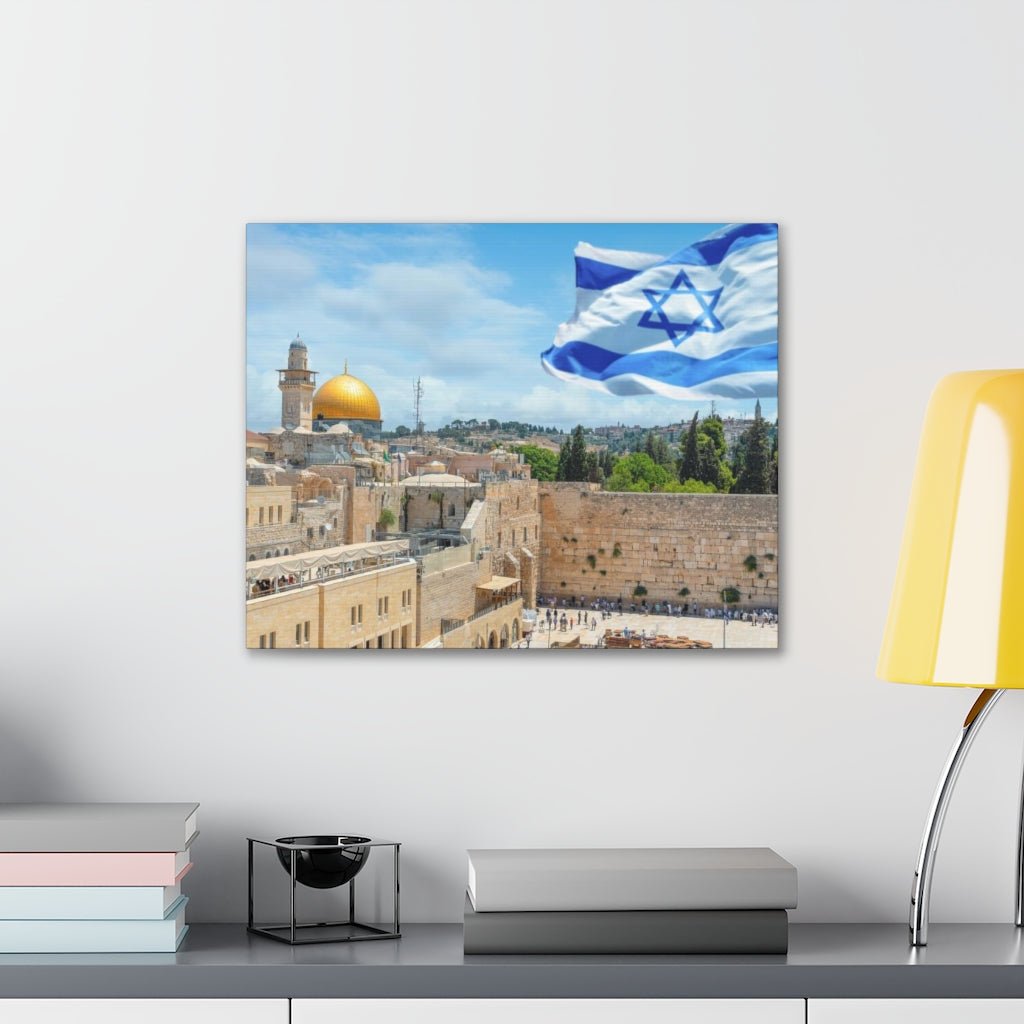 Beautiful Temple Mount artwork - Israel wall art for sale, shop online Israel for authentic home decor.