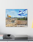Beautiful Temple Mount artwork - Israel wall art for sale, shop online Israel for authentic home decor.
