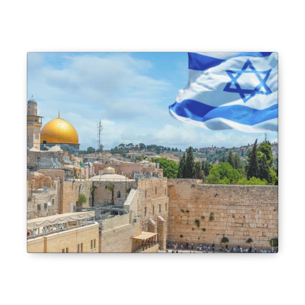 Beautiful Temple Mount artwork - Israel wall art for sale, shop online Israel for authentic home decor.
