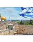 Beautiful Temple Mount artwork - Israel wall art for sale, shop online Israel for authentic home decor.