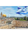 Temple Mount wall art canvas - premium Israel decor from Shop Israel, perfect for online shopping in Israel.
