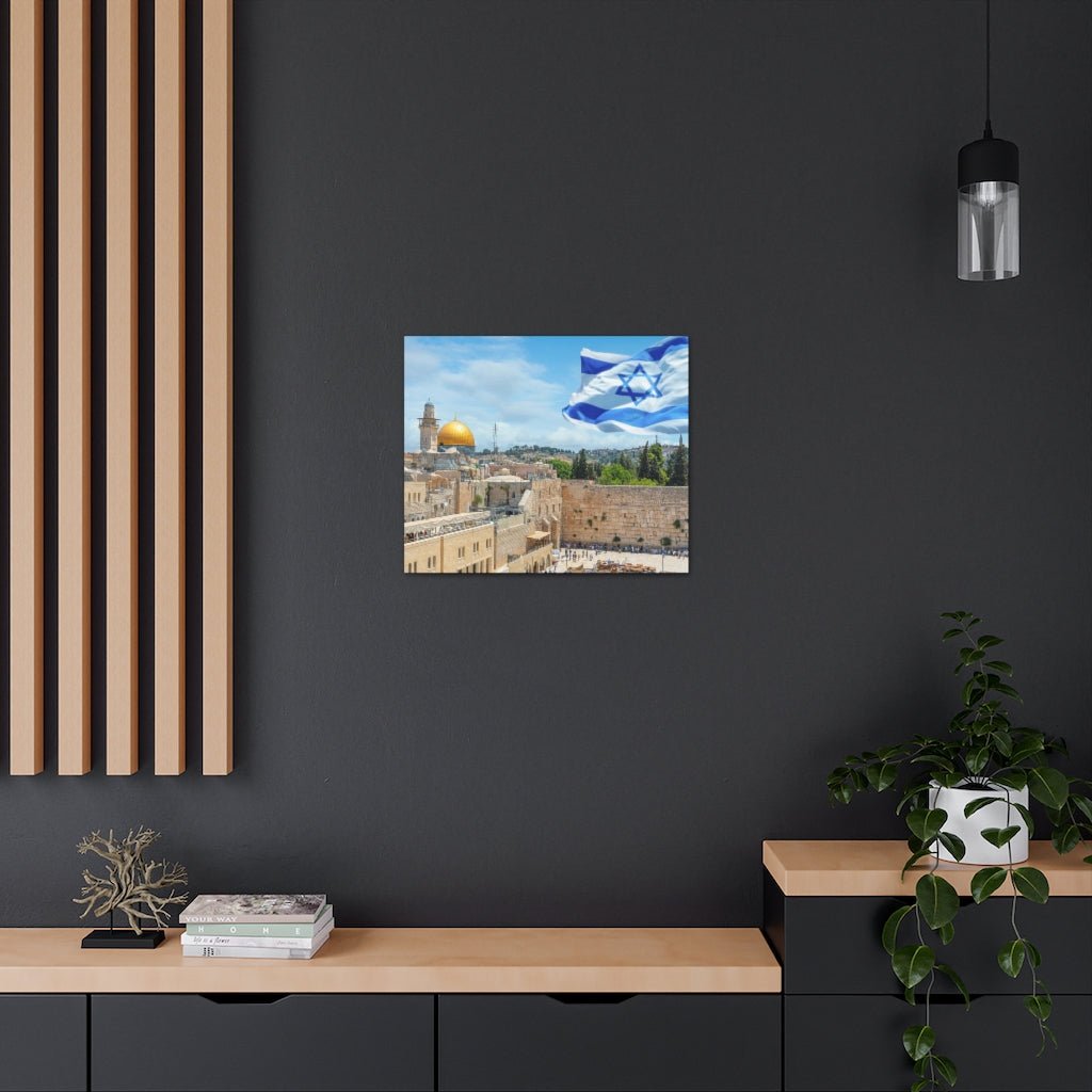 Beautiful Temple Mount artwork - Israel wall art for sale, shop online Israel for authentic home decor.