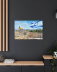 Temple Mount wall art canvas - premium Israel decor from Shop Israel, perfect for online shopping in Israel.