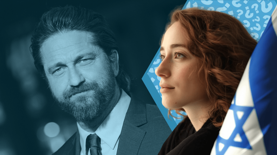 Does Gerard Butler Support Israel? - Shop Israel