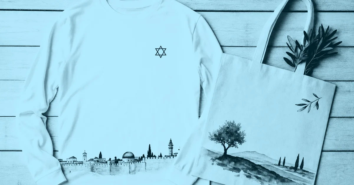 Peace and Hope Expressed in Zionist-Themed Clothing