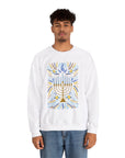 Artistic Menorah Hanukkah Sweater