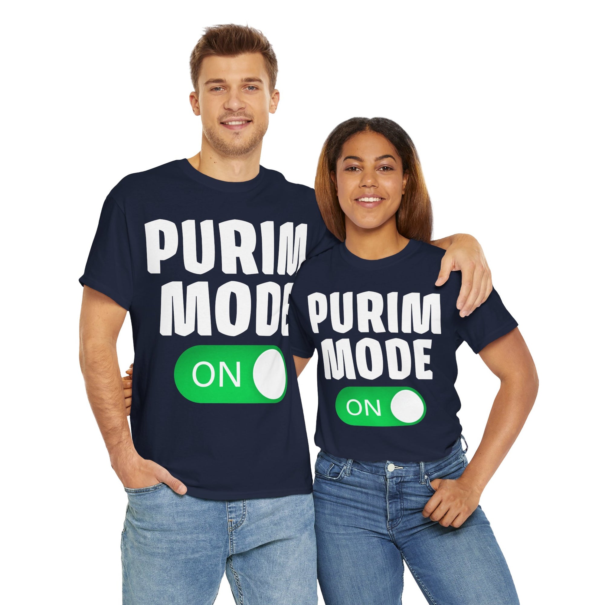 &quot;Purim Mode On&quot; T-Shirt - Shop Israel