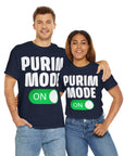 "Purim Mode On" T-Shirt - Shop Israel