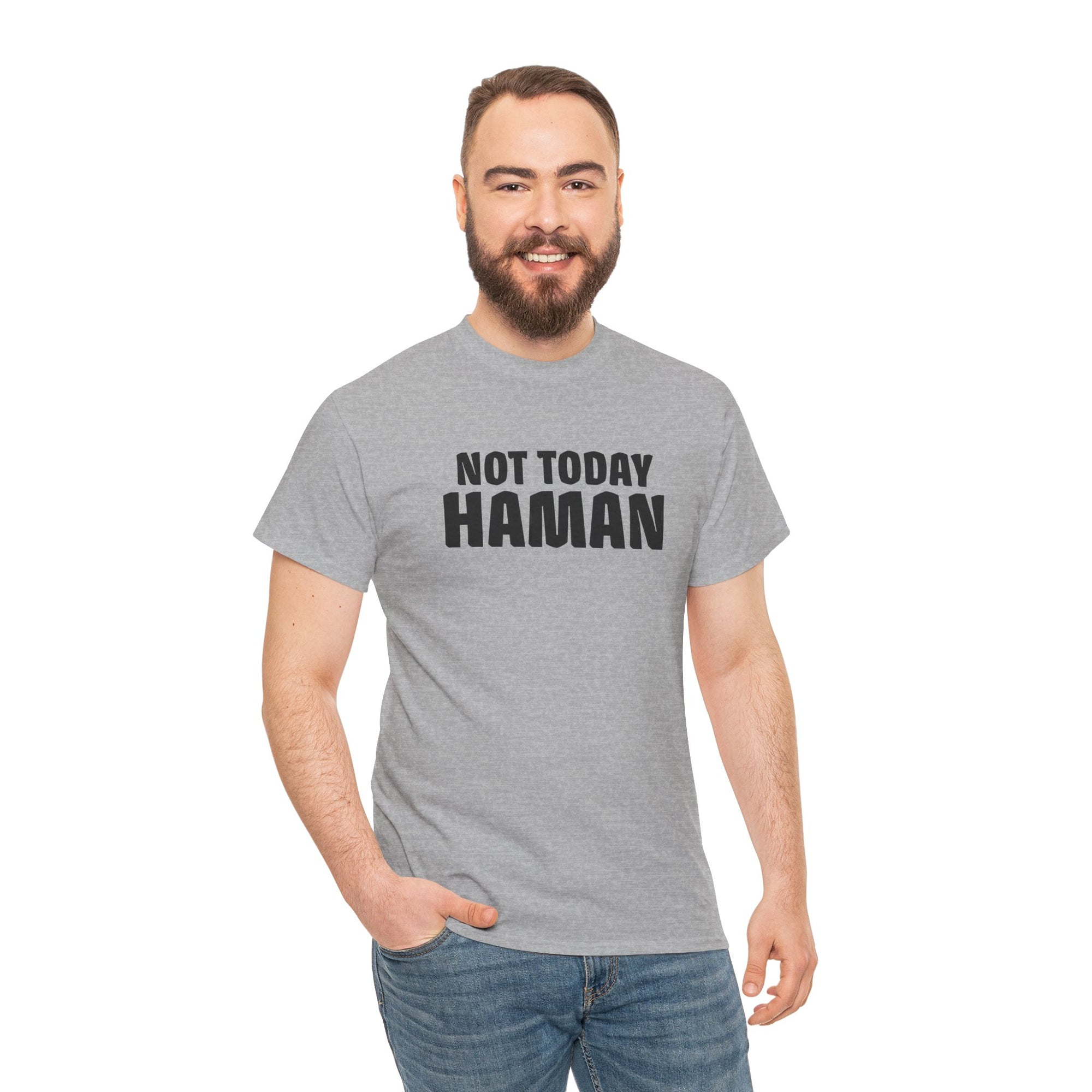 &quot;Not Today Haman&quot; Purim T-Shirt