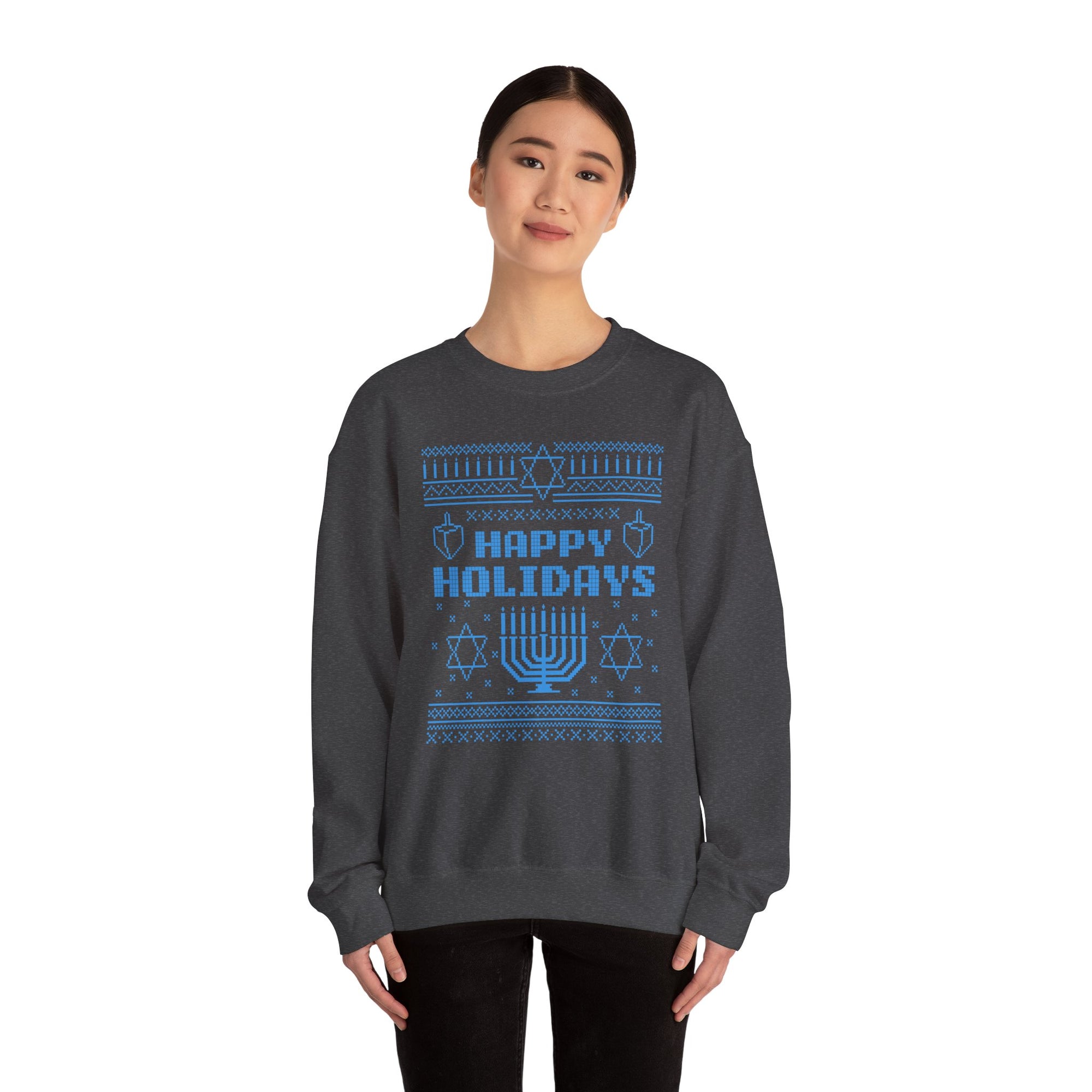 Happy Holidays Ugly Hanukkah Sweater