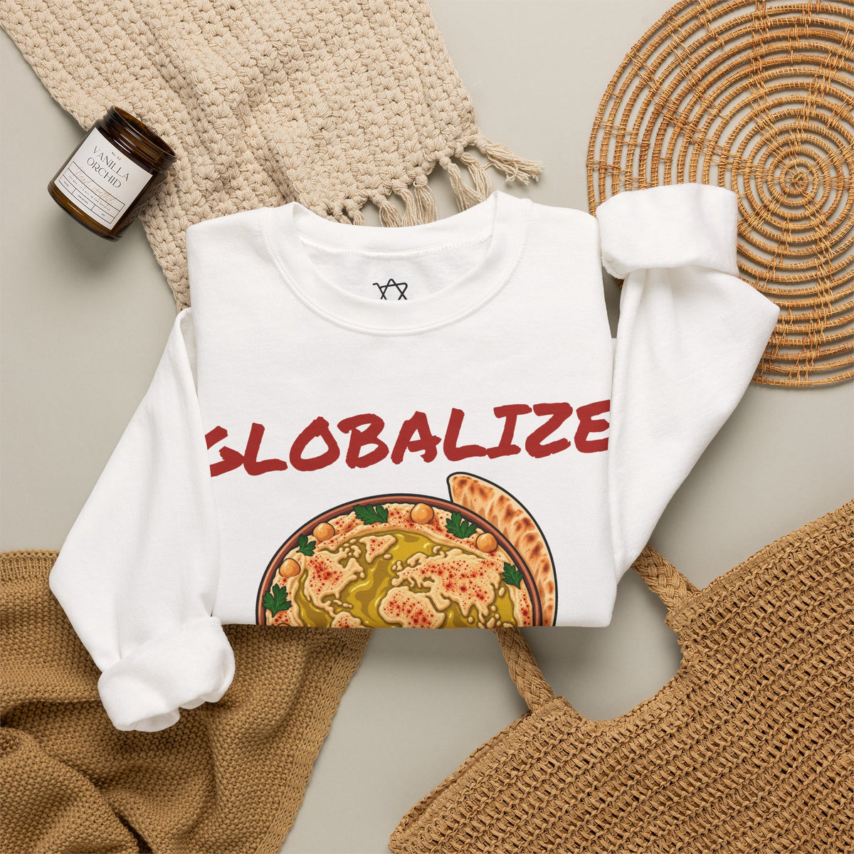 Globalize the Hummus Sweatshirt - Shop Israel