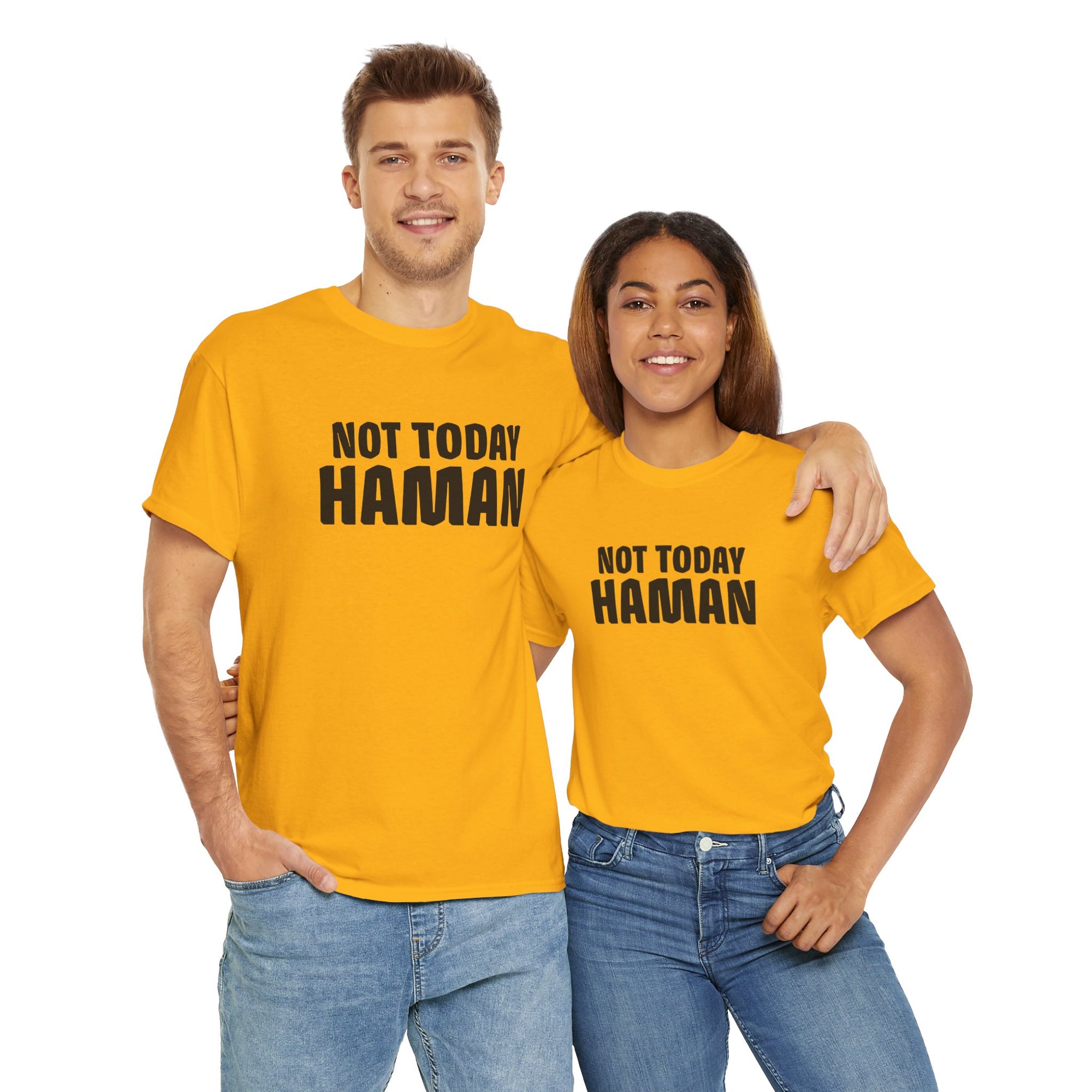 &quot;Not Today Haman&quot; Purim T-Shirt