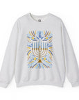 Artistic Menorah Hanukkah Sweater