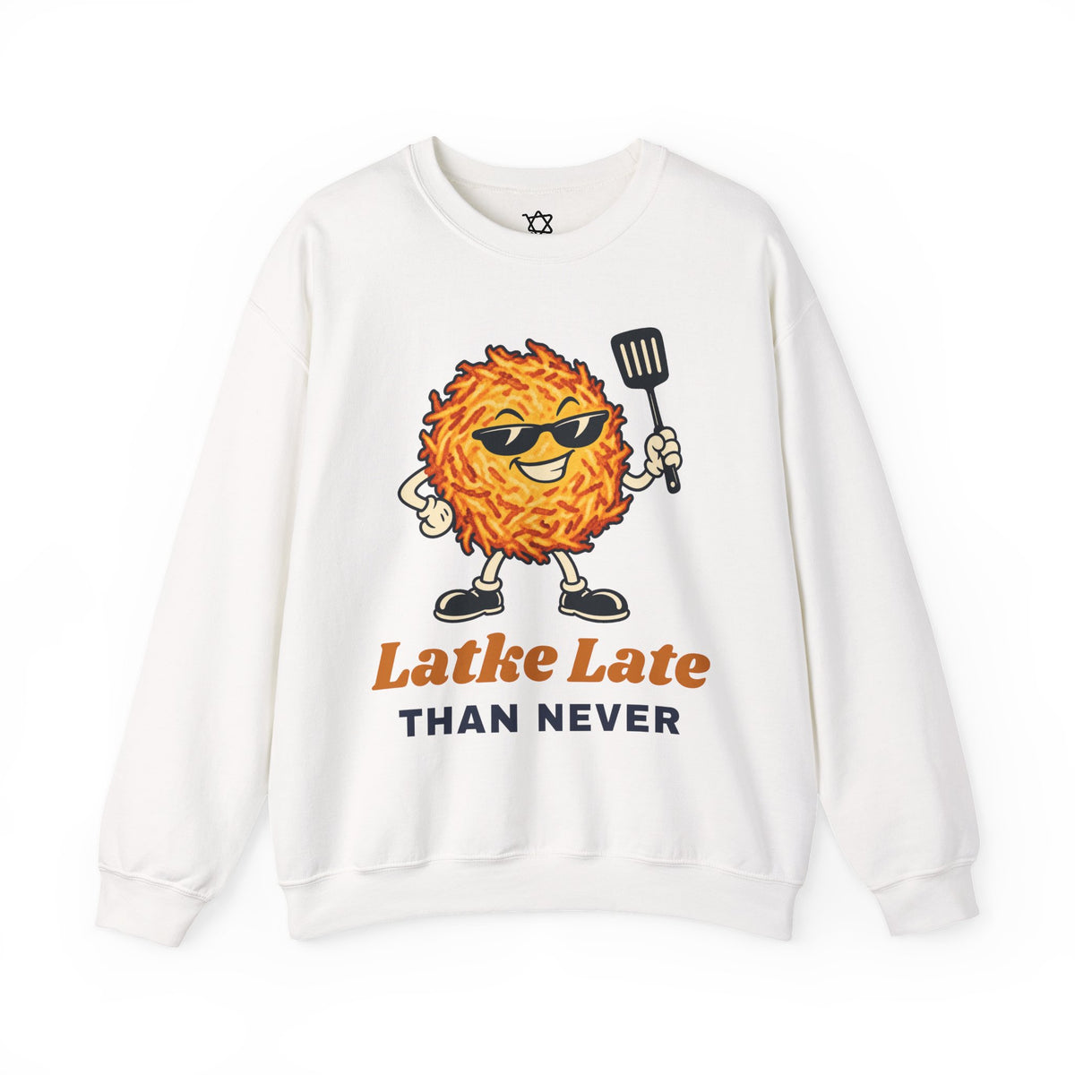 Latke Late Than Never Sweatshirt - Shop Israel