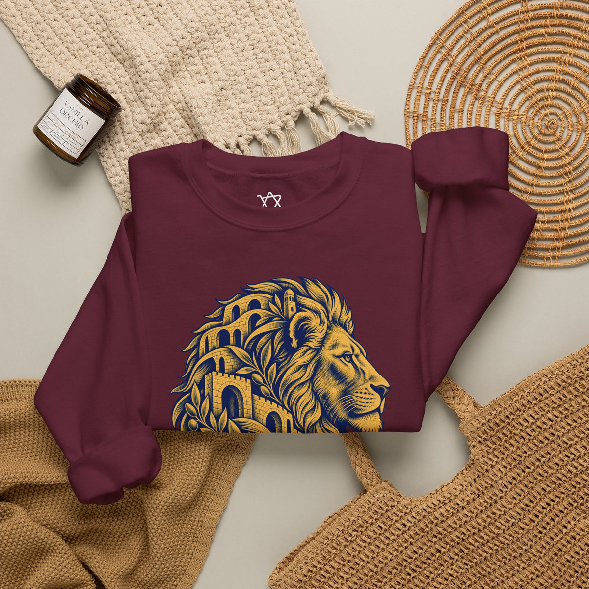 Jerusalem Lion of Judah Sweatshirt - Shop Israel