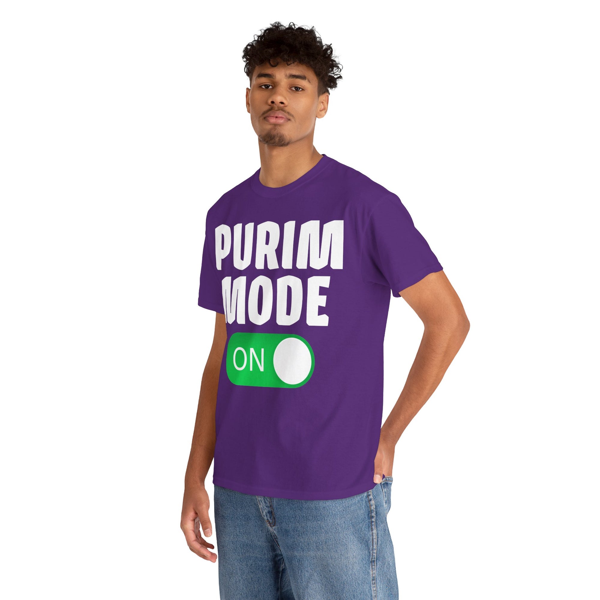 &quot;Purim Mode On&quot; T-Shirt - Shop Israel