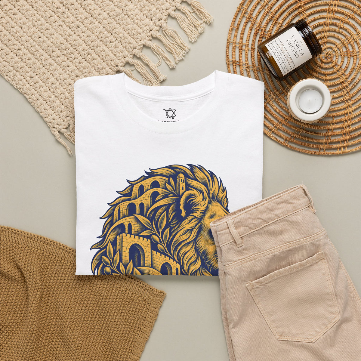 Jerusalem Lion of Judah T-Shirt - Shop Israel