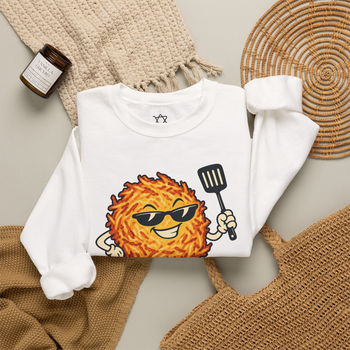 Latke Late Than Never Sweatshirt - Shop Israel