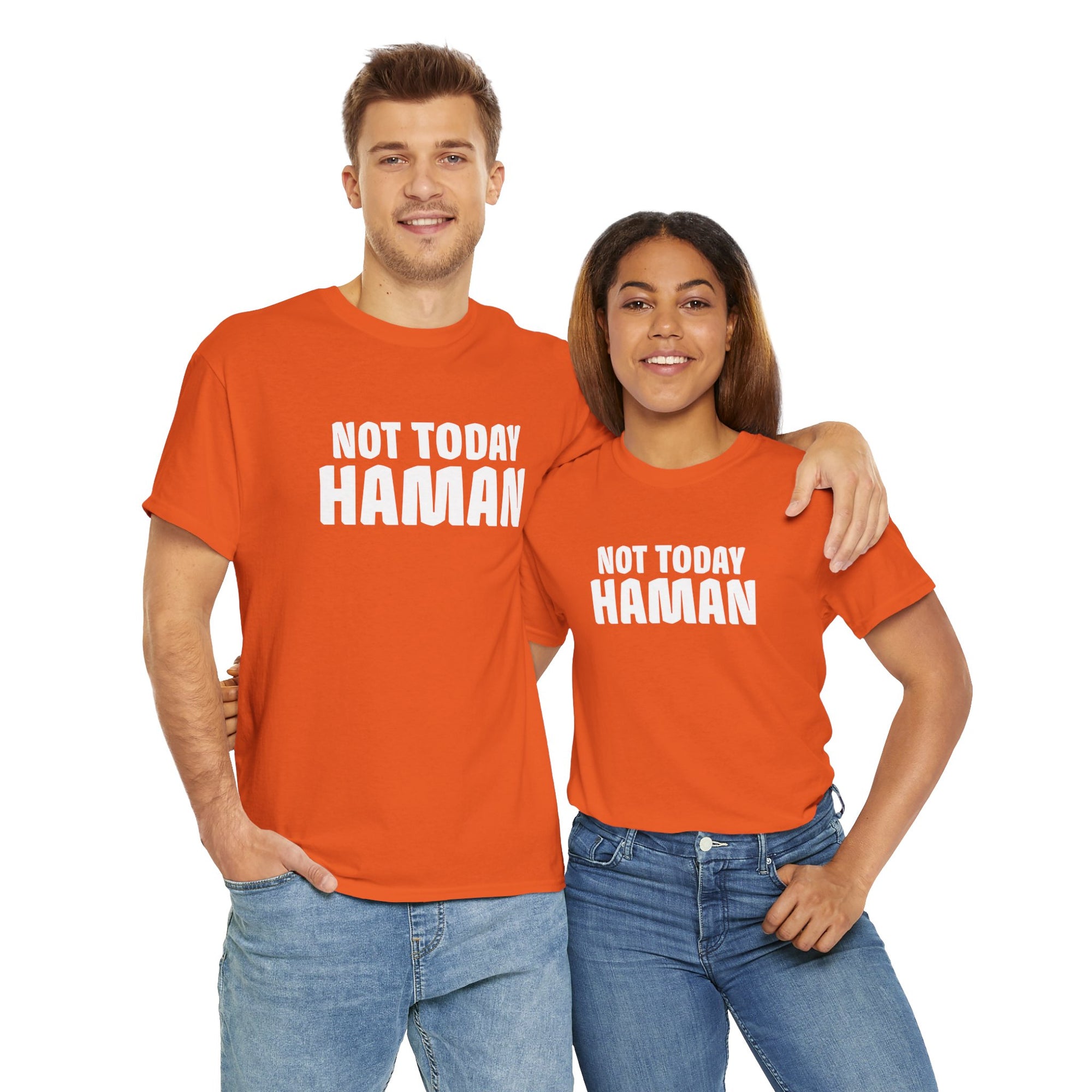 &quot;Not Today Haman&quot; Purim T-Shirt