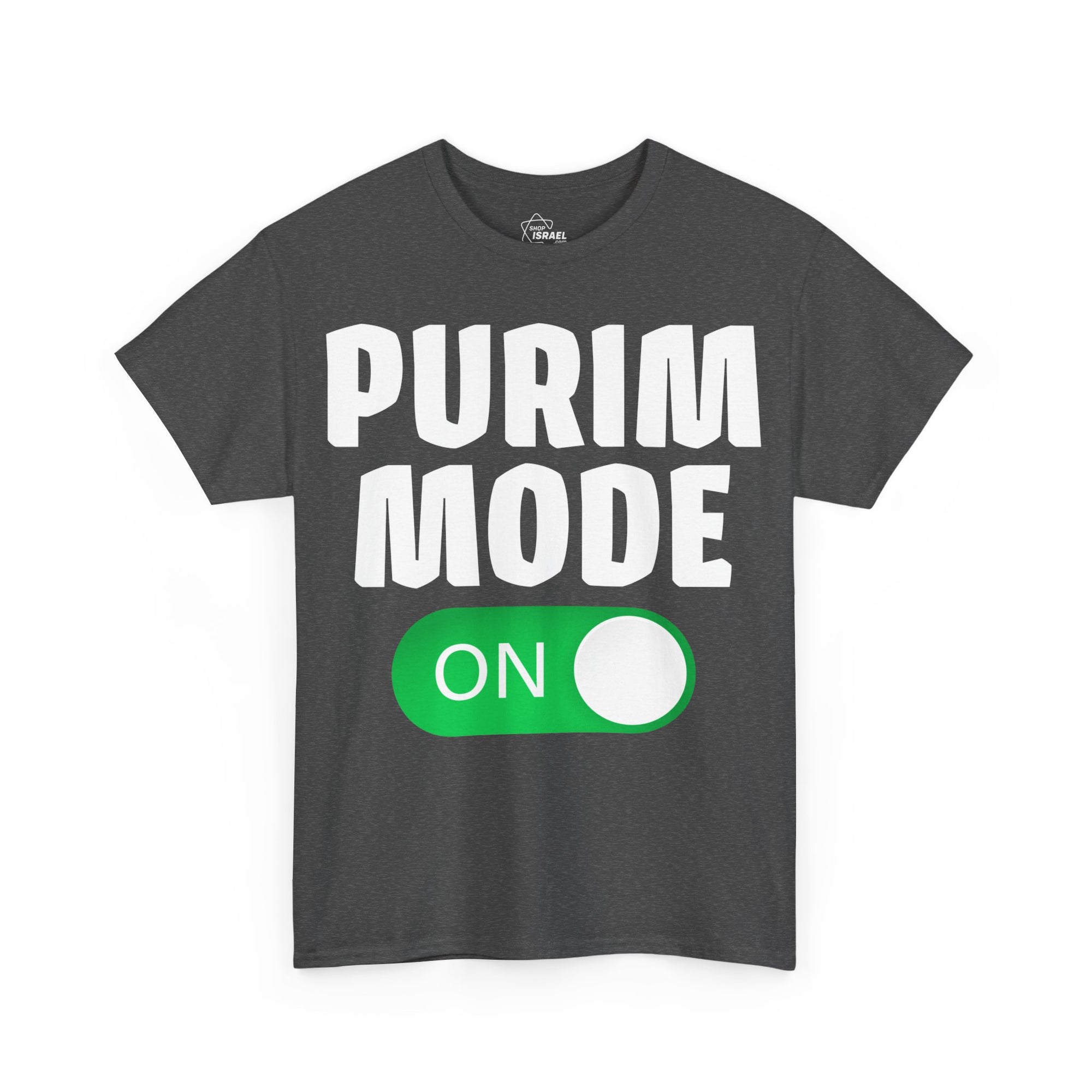 &quot;Purim Mode On&quot; T-Shirt - Shop Israel