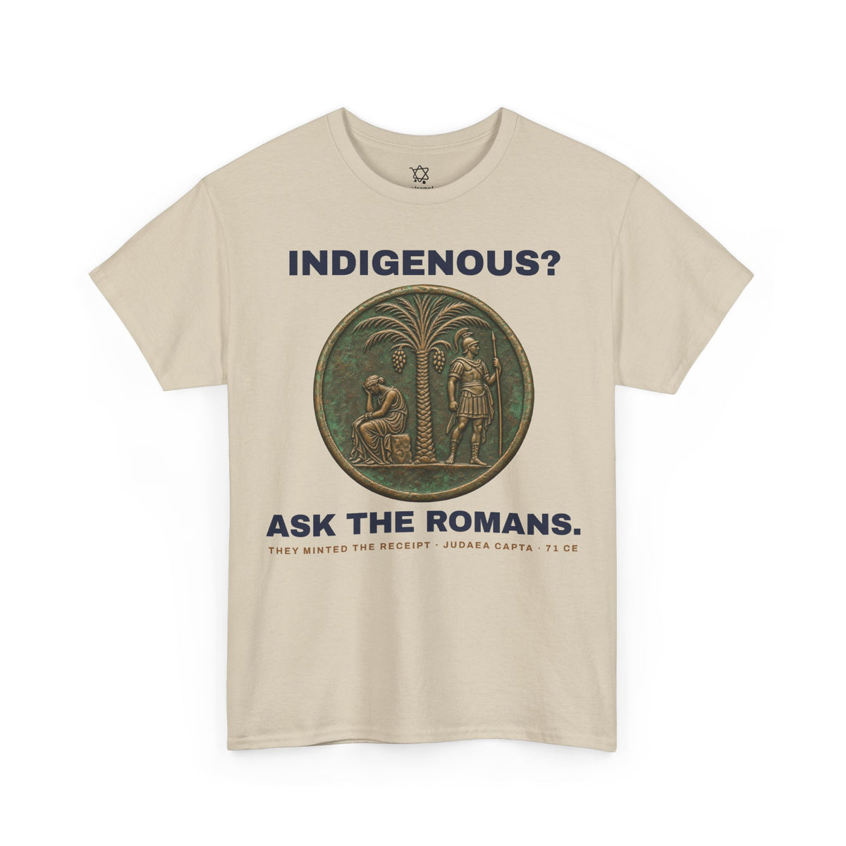 Ask the Romans T-Shirt in Sand - Shop Israel
