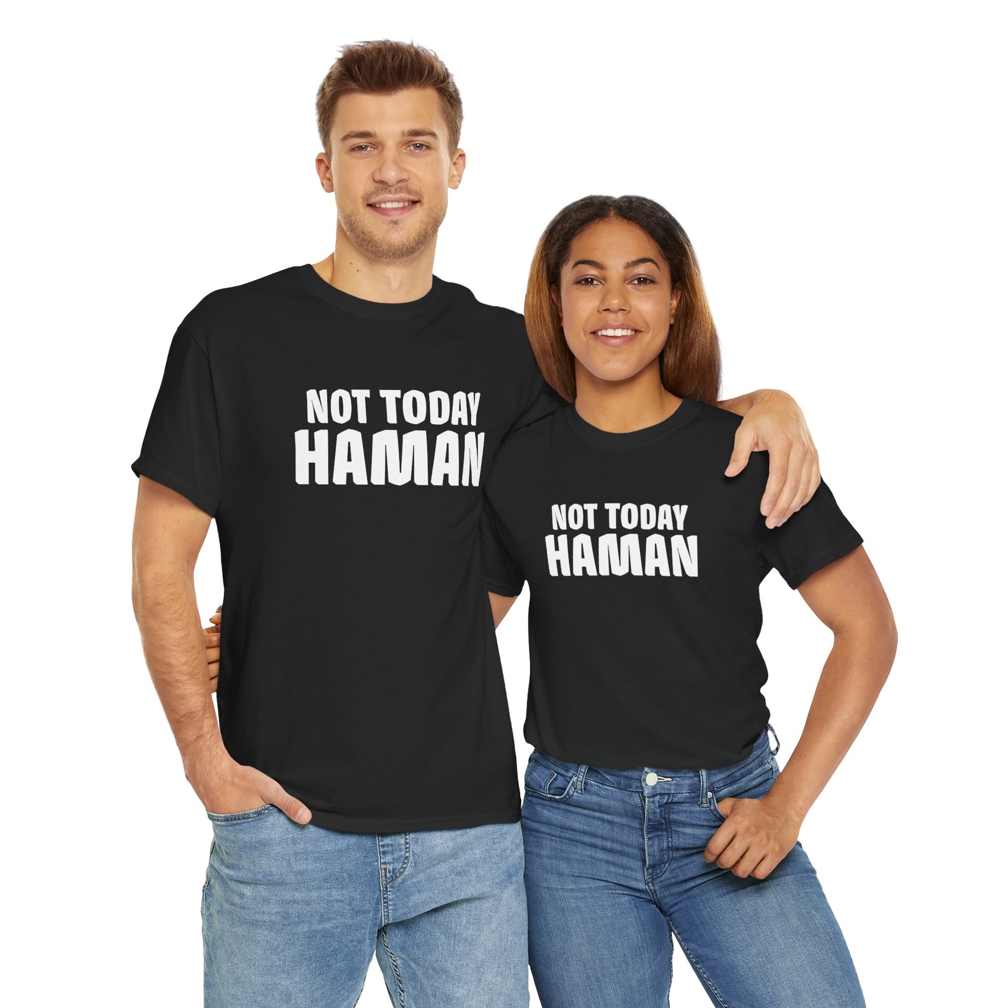 &quot;Not Today Haman&quot; Purim T-Shirt