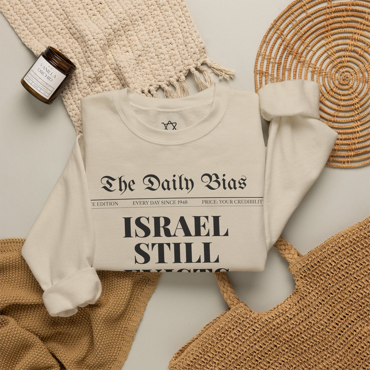 The Daily Bias Sweatshirt - Shop Israel