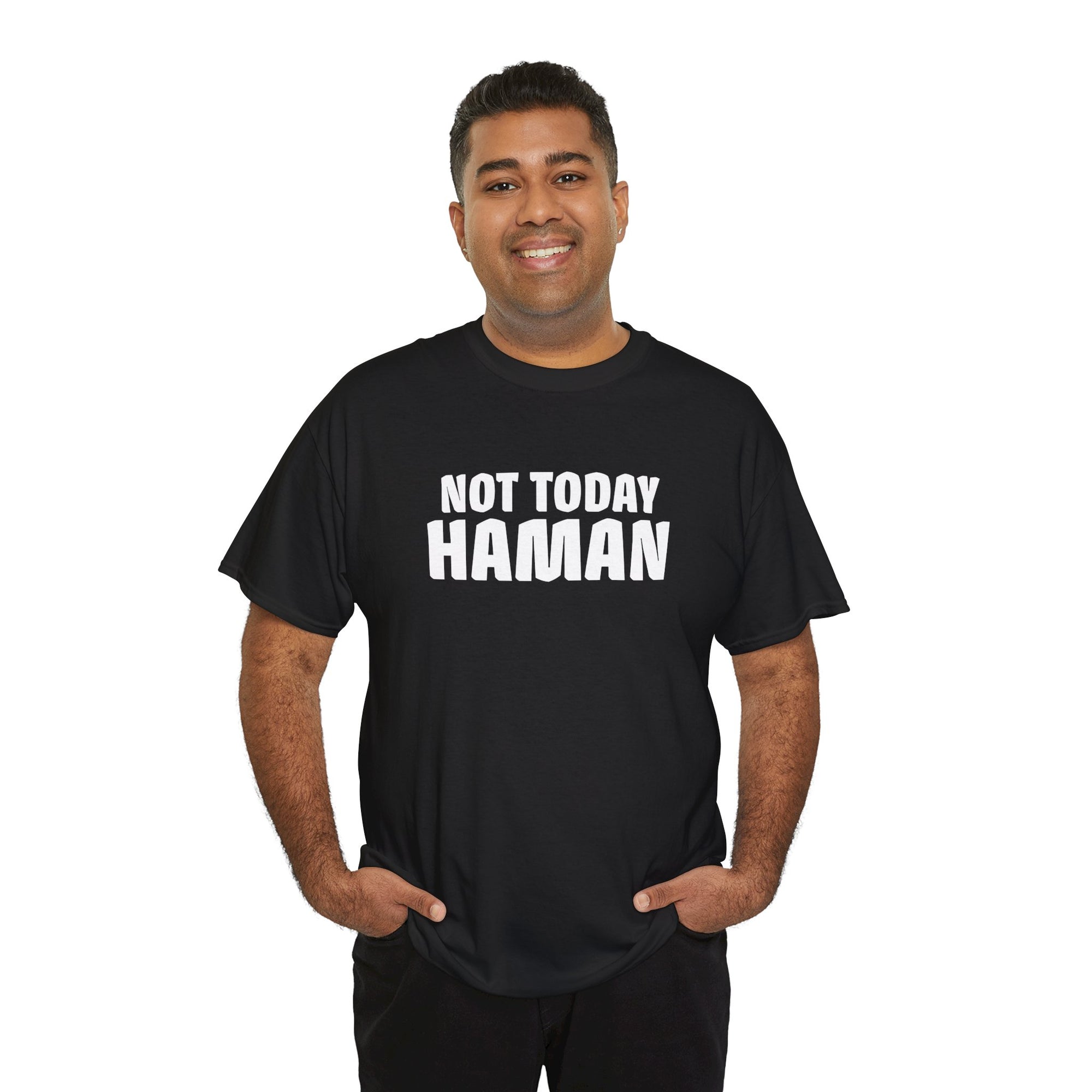 &quot;Not Today Haman&quot; Purim T-Shirt