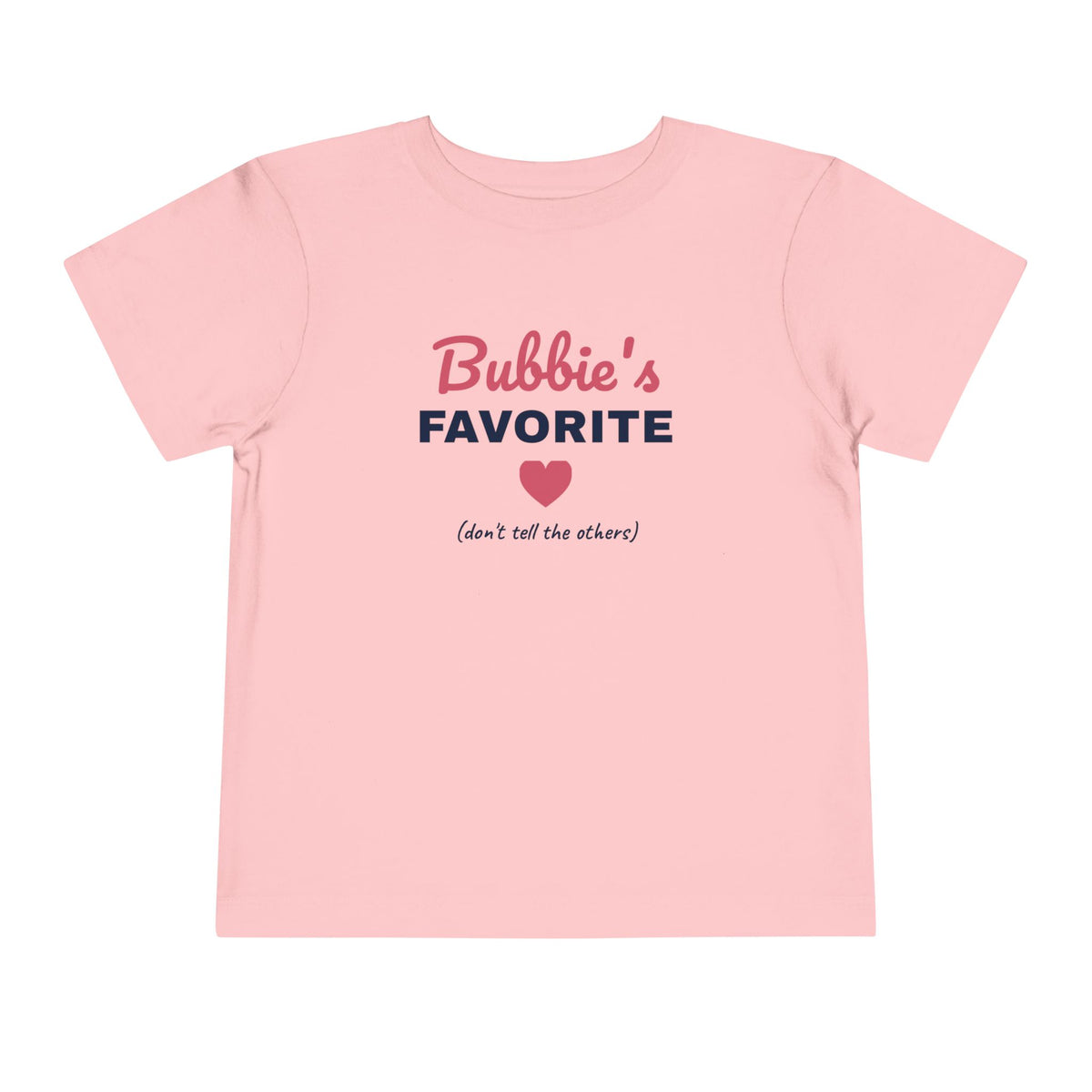 Bubbie's Favorite Toddler T-Shirt in Pink - Shop Israel
