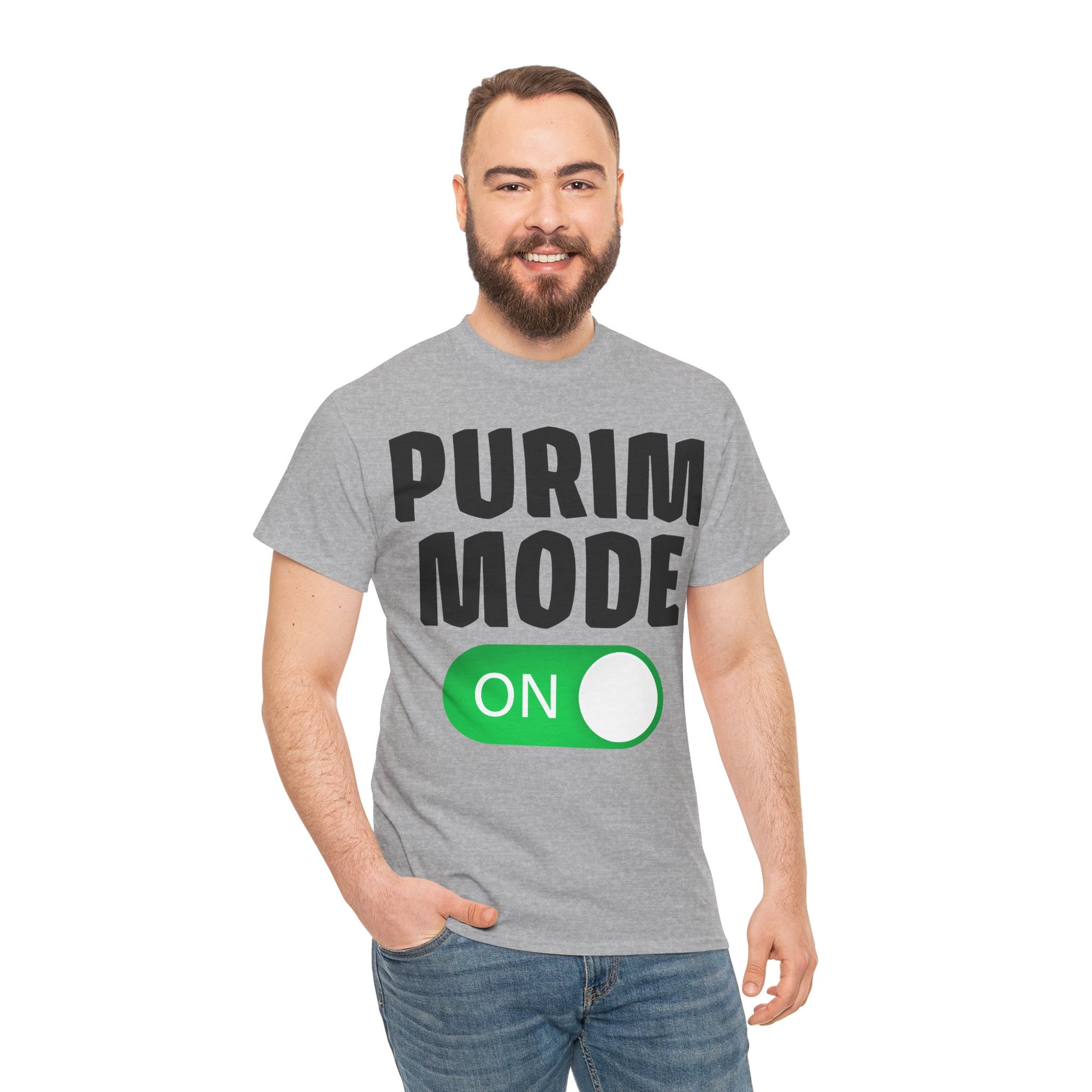 &quot;Purim Mode On&quot; T-Shirt - Shop Israel