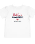 Bubbie's Favorite Toddler T-Shirt in White - Shop Israel