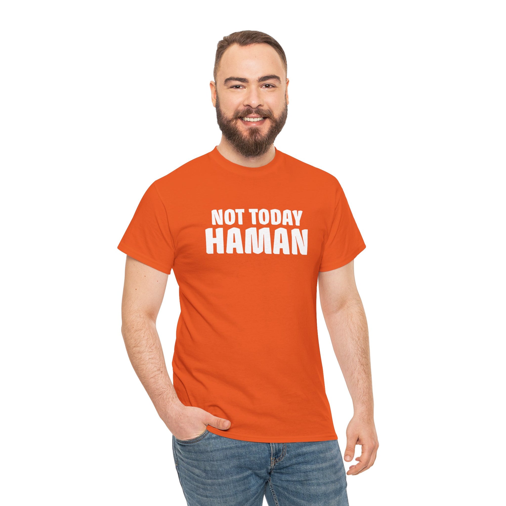 &quot;Not Today Haman&quot; Purim T-Shirt