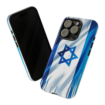 Phone Case: Israeli Flag Phone Case - Available at Shop Israel