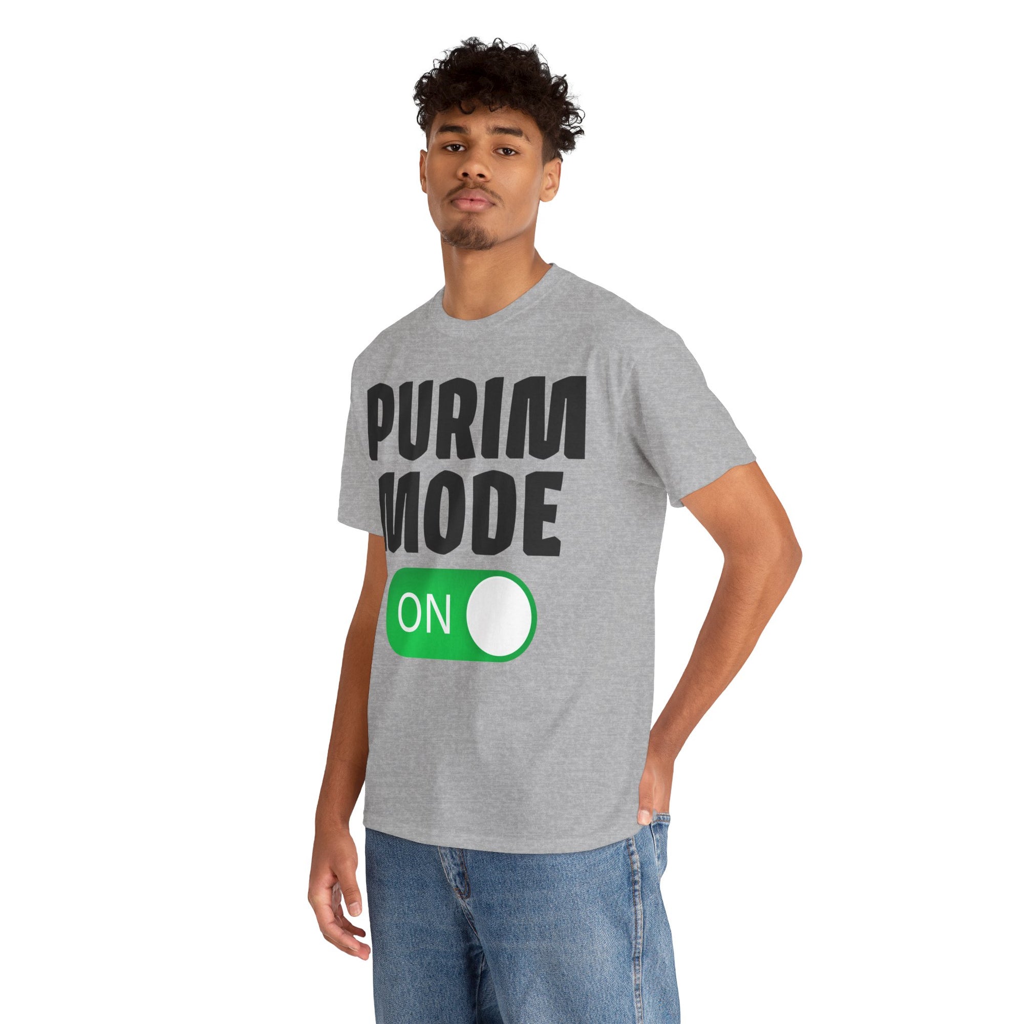 &quot;Purim Mode On&quot; T-Shirt - Shop Israel