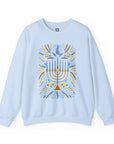 Artistic Menorah Hanukkah Sweater