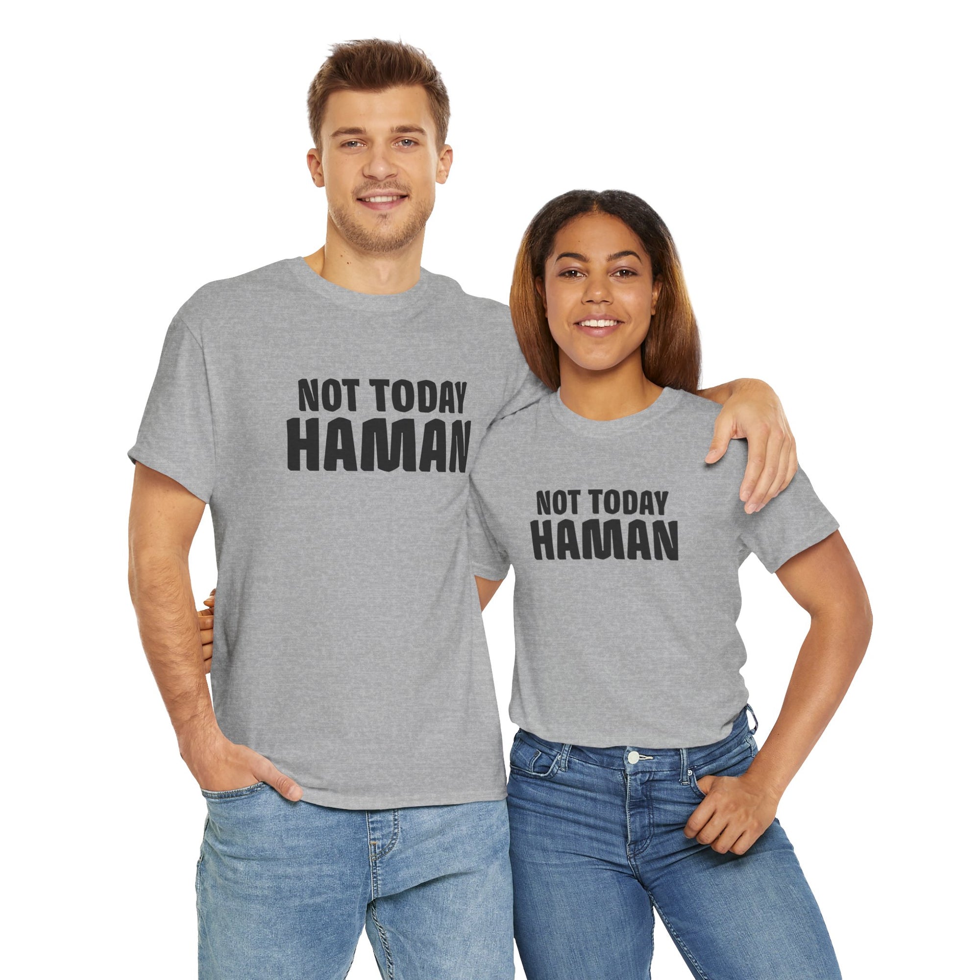 &quot;Not Today Haman&quot; Purim T-Shirt