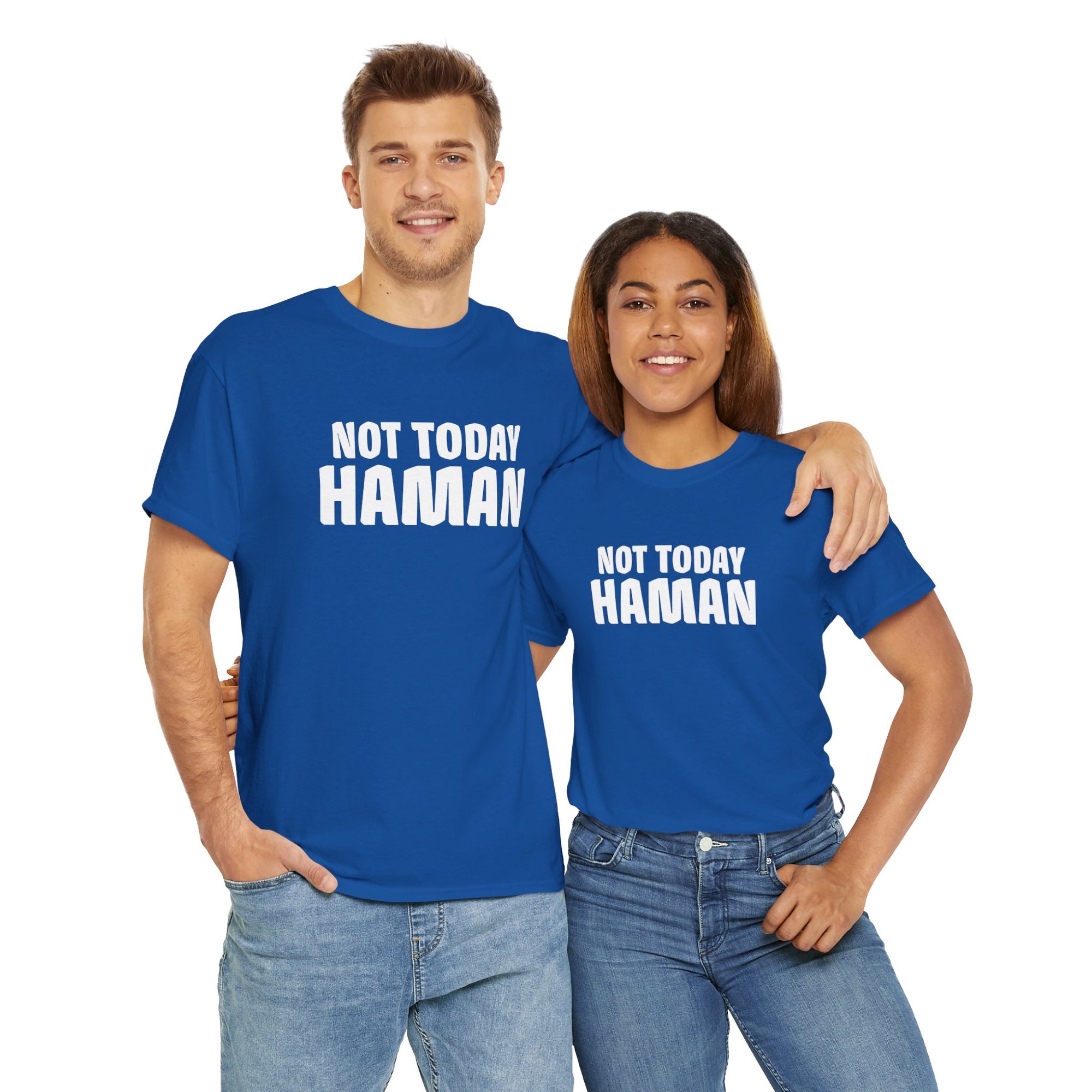 &quot;Not Today Haman&quot; Purim T-Shirt