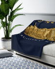 Jerusalem of Gold Sherpa Blanket - Shop Israel