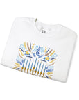 Artistic Menorah Hanukkah Sweater