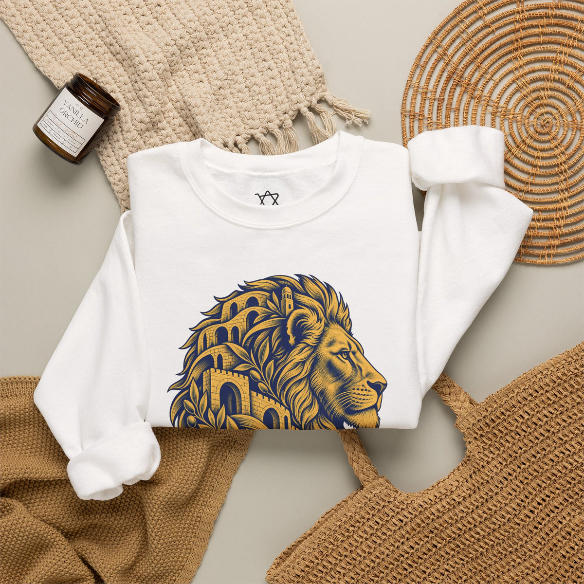 Jerusalem Lion of Judah Sweatshirt - Shop Israel
