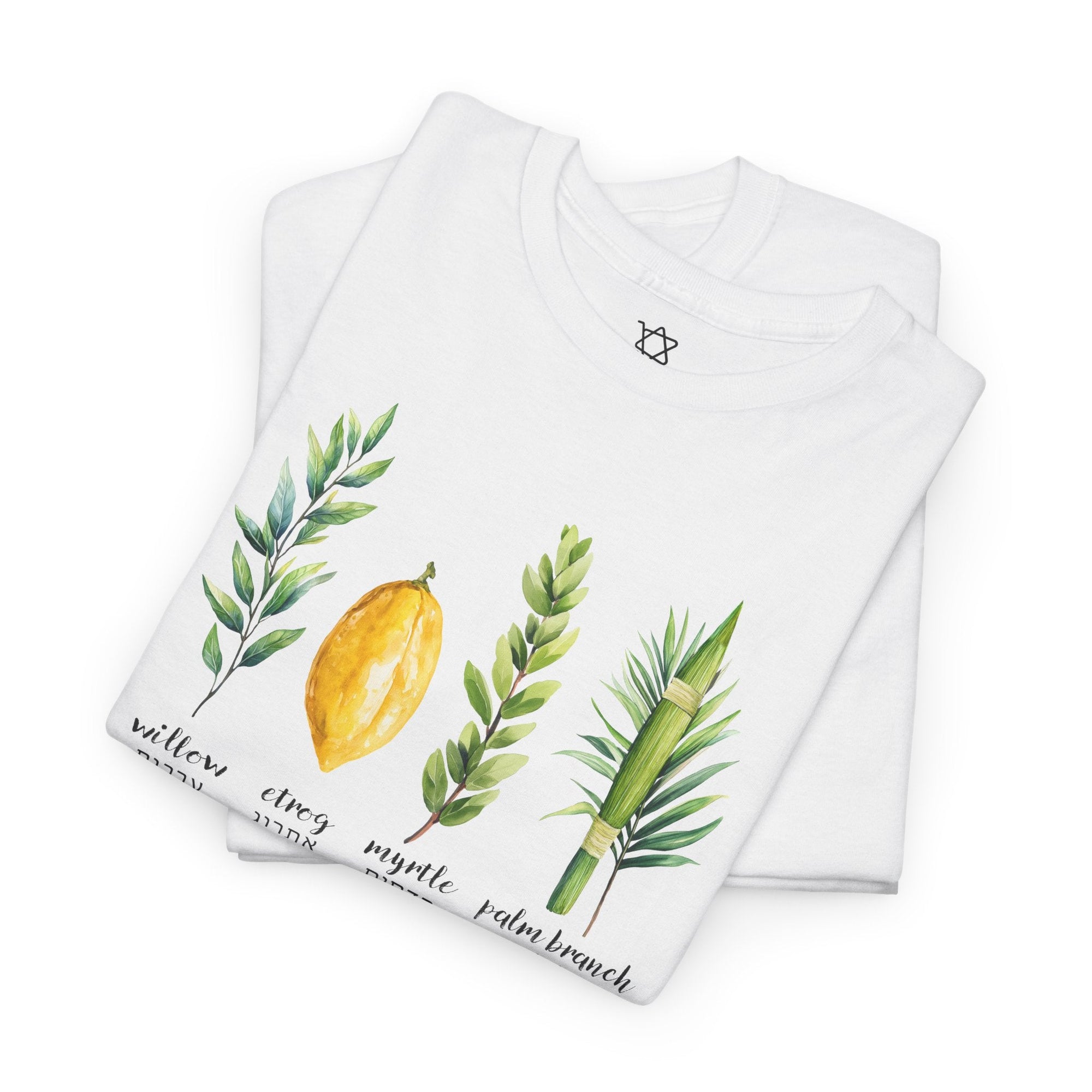 4 Species of Sukkot T-Shirt - Shop Israel