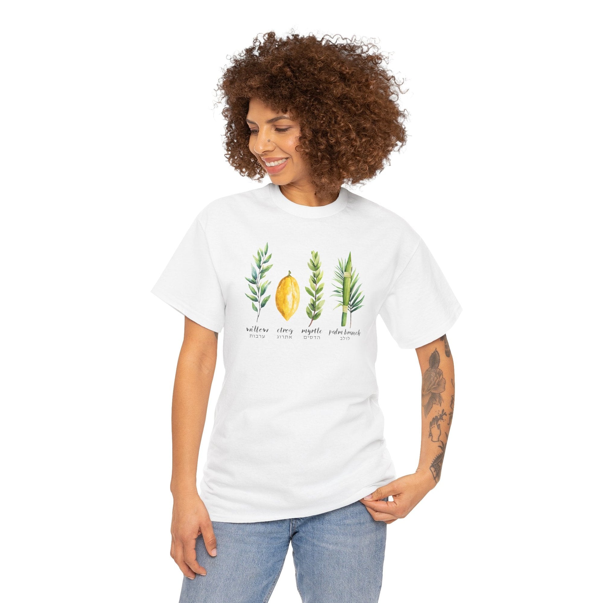 4 Species of Sukkot T-Shirt - Shop Israel