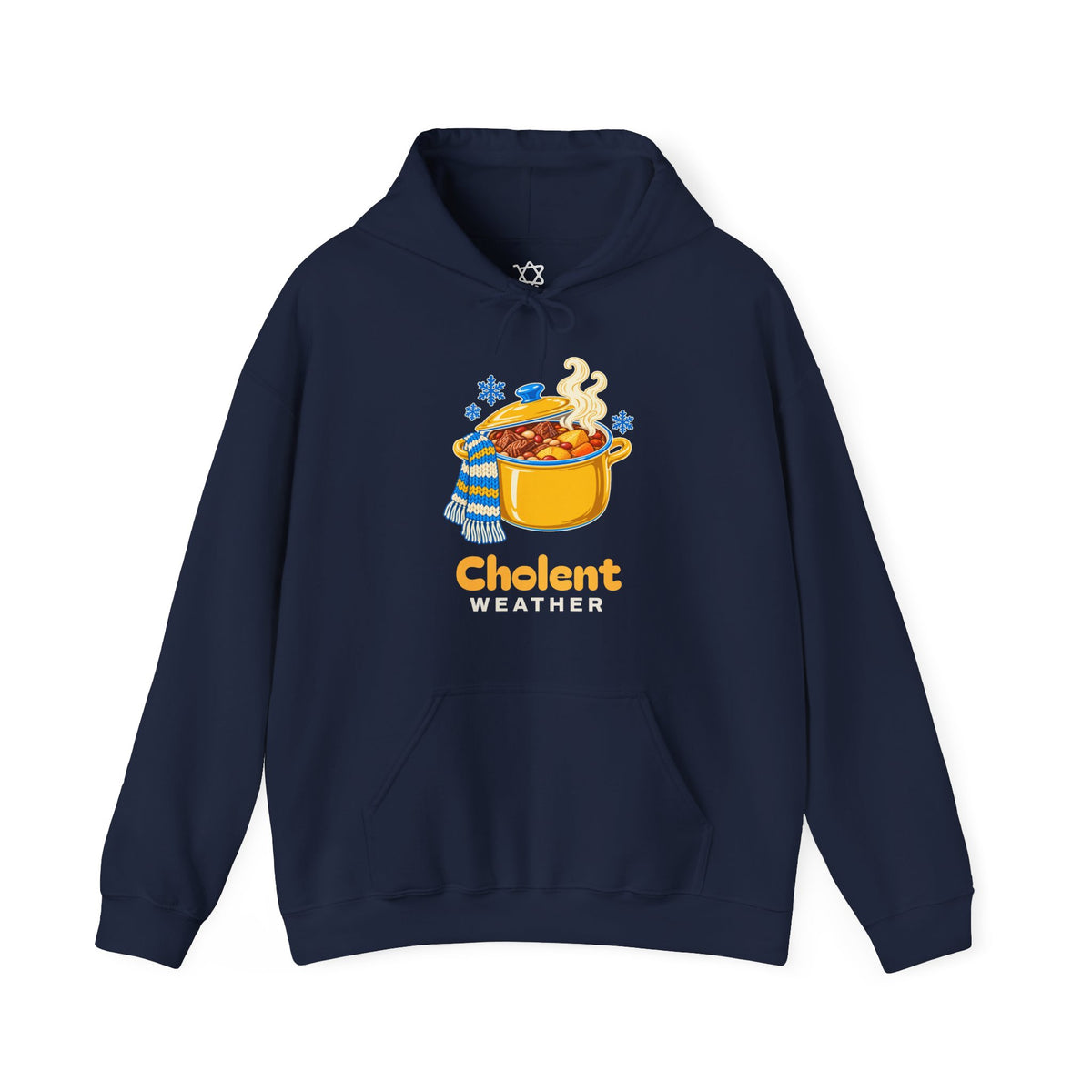 Cholent Weather Hoodie in Navy - Shop Israel