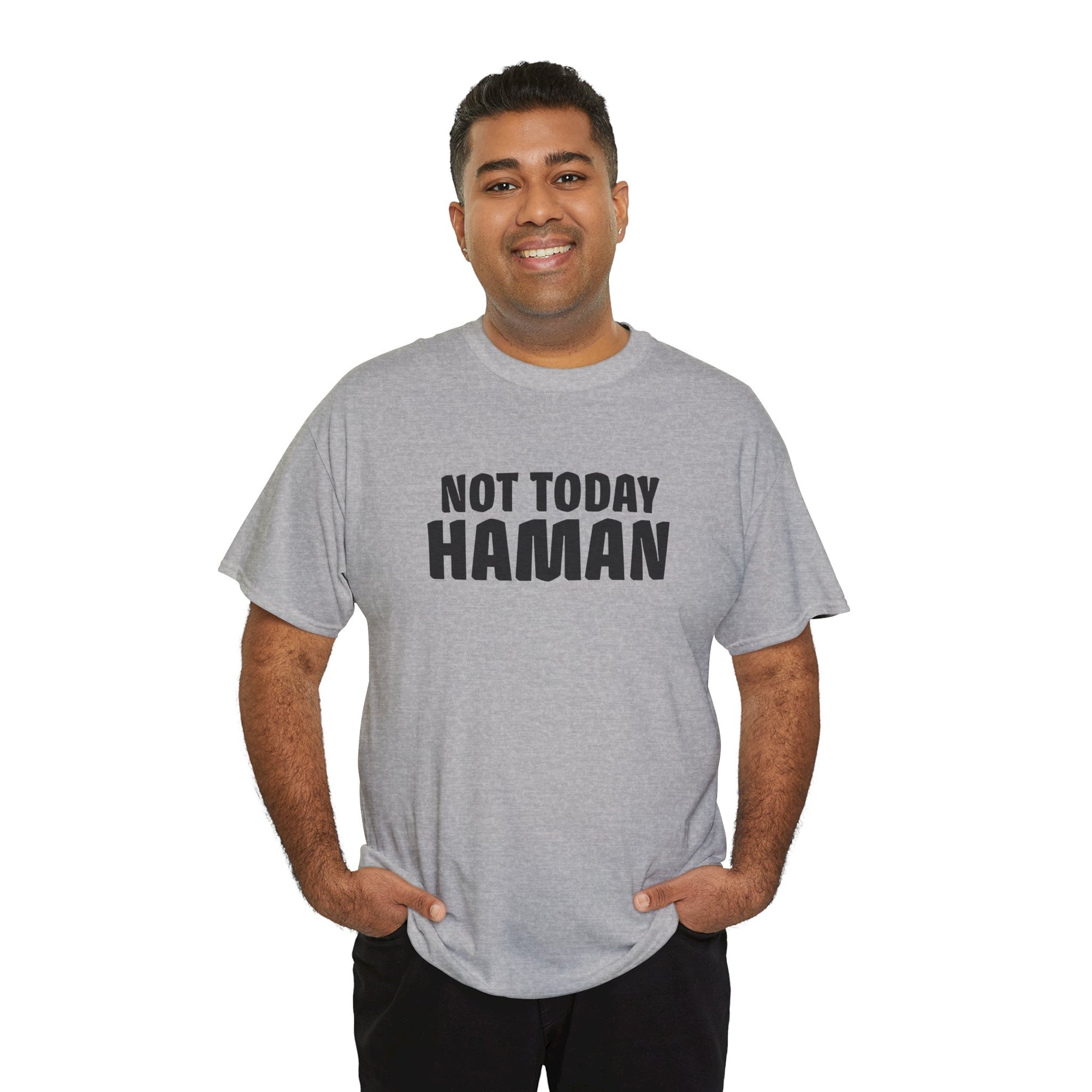 &quot;Not Today Haman&quot; Purim T-Shirt